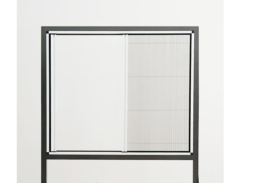 Split folding screen window
