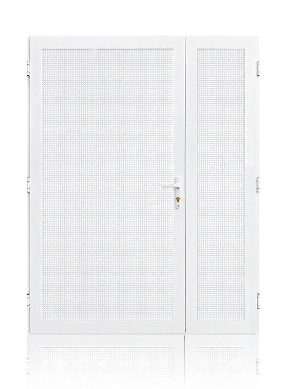 Unequal double door