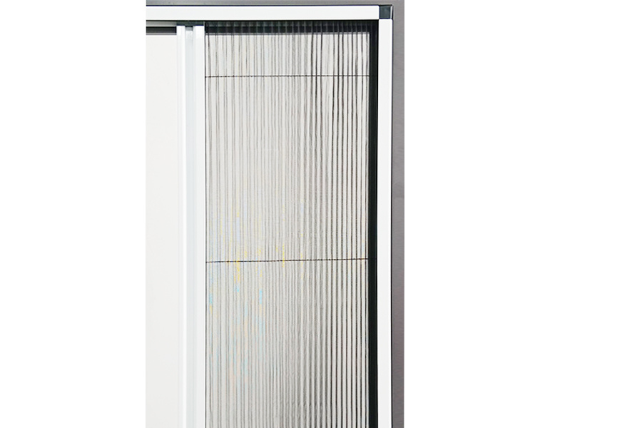 Split folding screen window