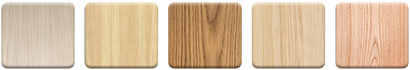 Wood grain transfer technology can achieve real wood grain color.