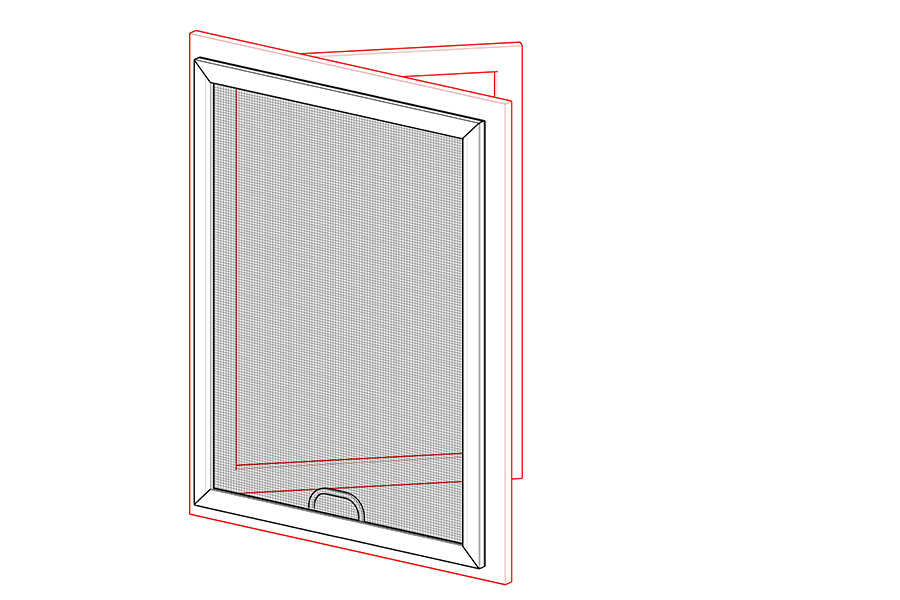 Simple fixed screen window