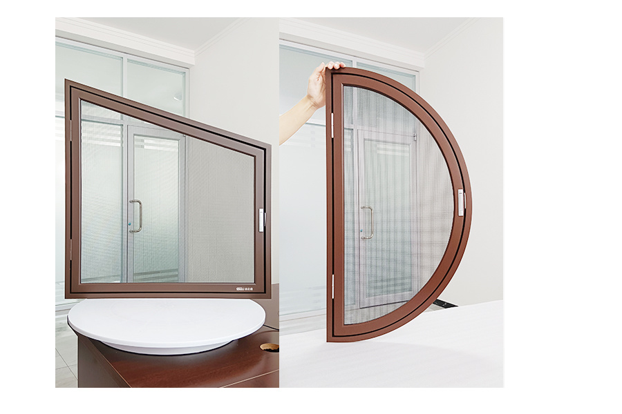 Special-shaped harp screen
