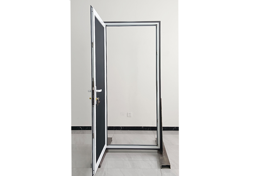 Single flat screen door