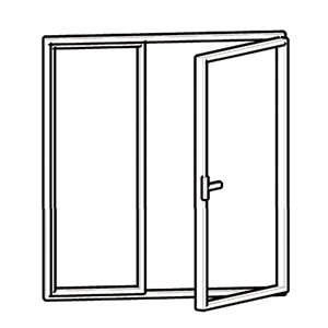 Hinged Screen Door