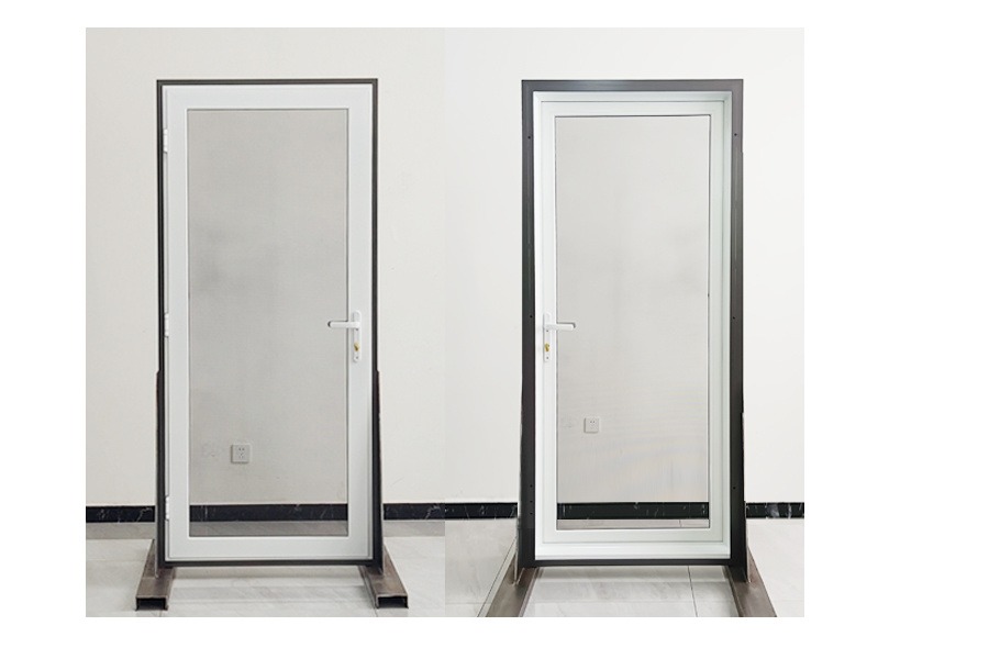 Single flat screen door