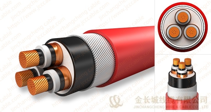 Wire armored Medium Voltage Power Cable