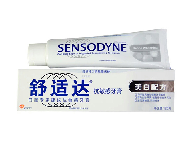 舒適達(dá)美白牙膏