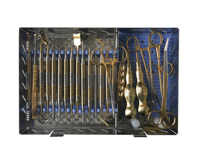 Dr.Samuellee  s  surgical kit-Gold Titanium series