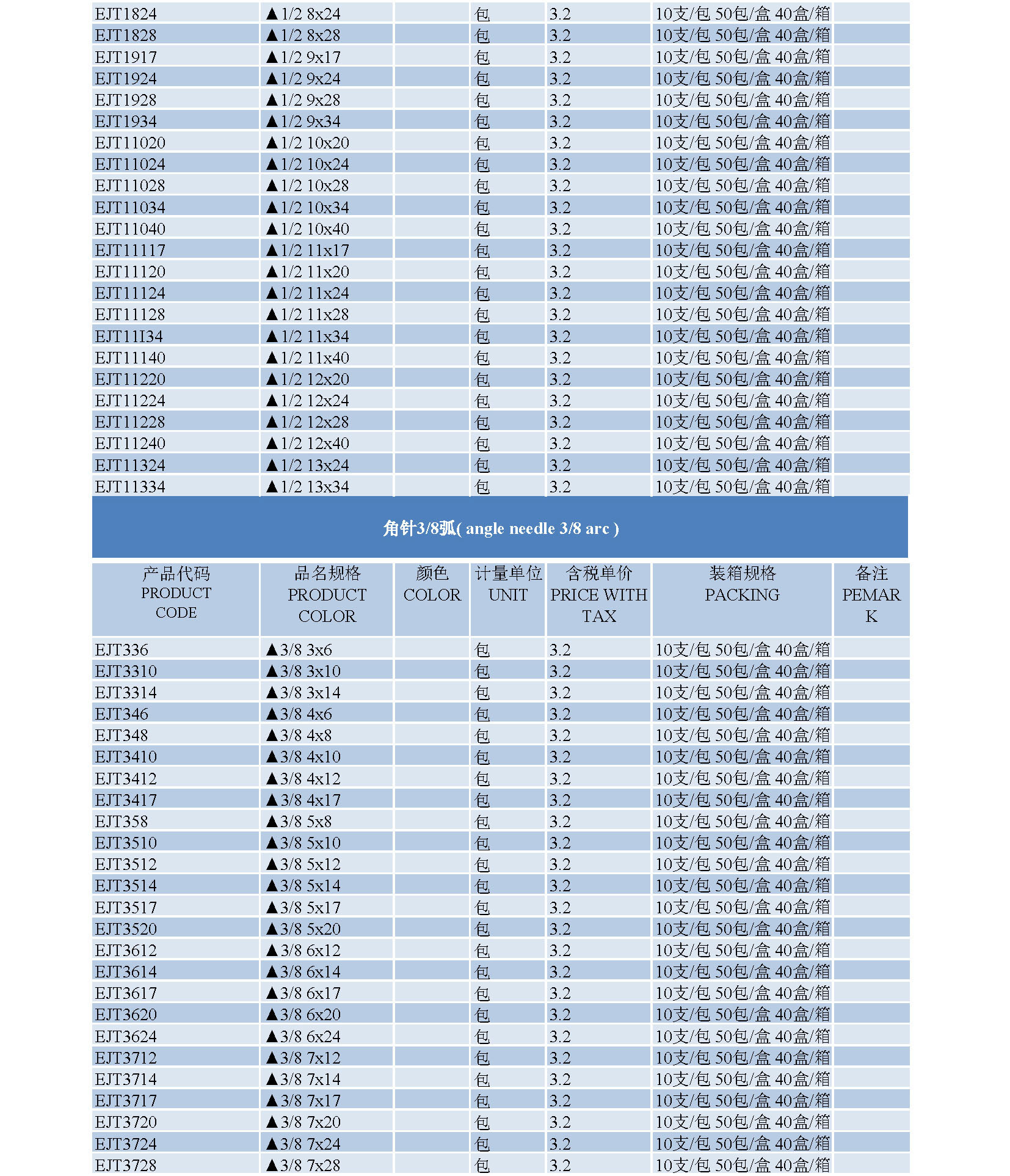 医用缝针规格图片图片