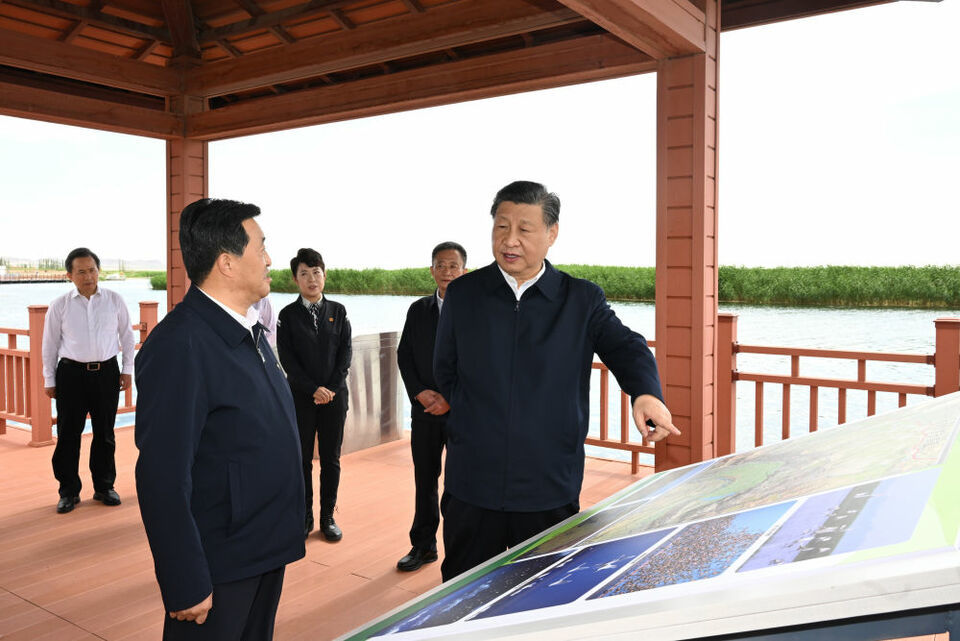 习见平在上海考察