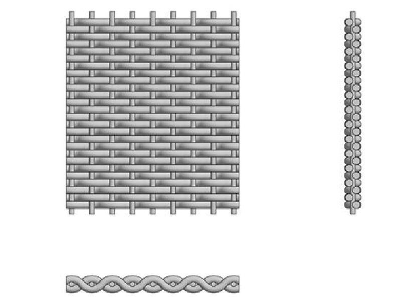 Reverse Dutch Weave Wire Mesh