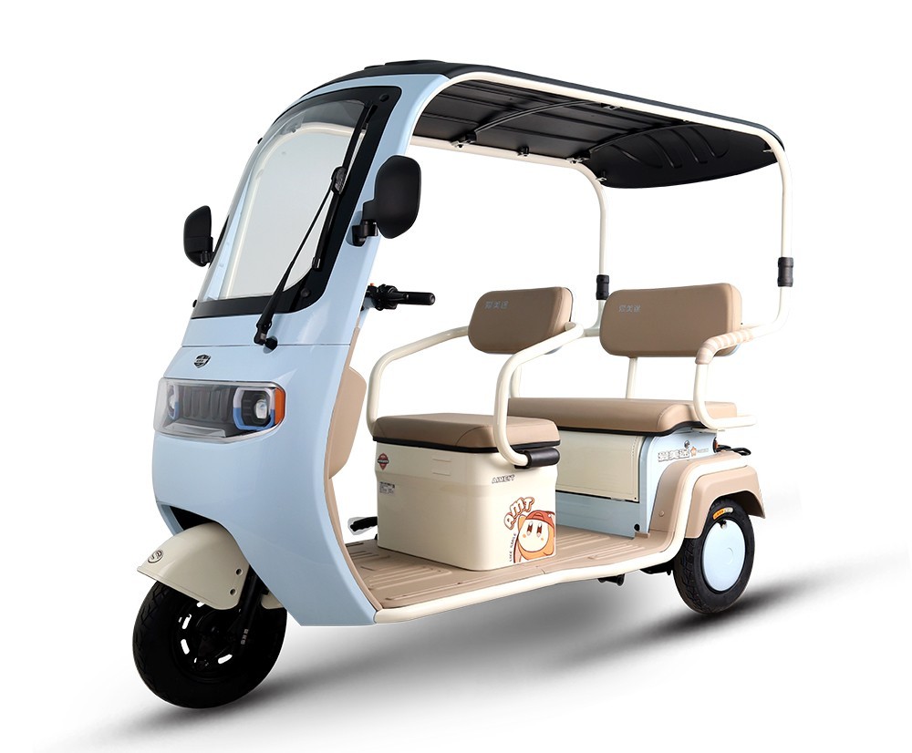 Eco Pedicab Green Three-Wheeled Transportation A20