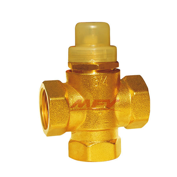 Brass electric three-way valve