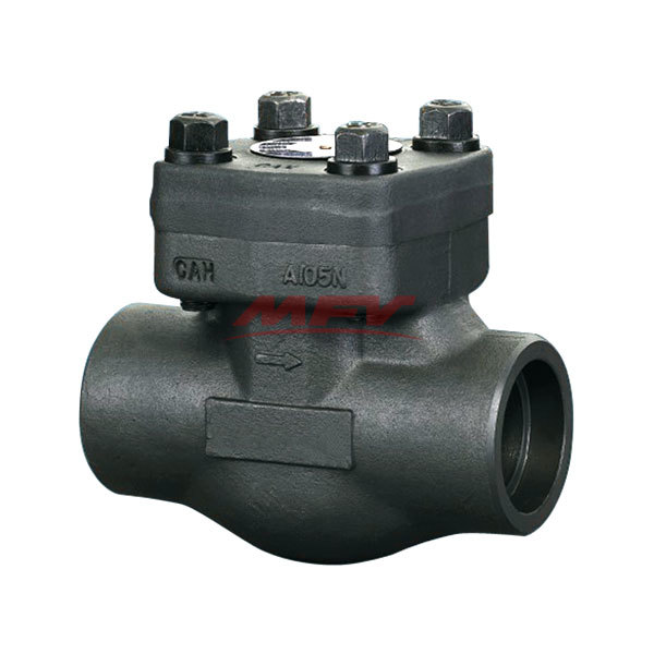 Forged steel thread, bearing check valve