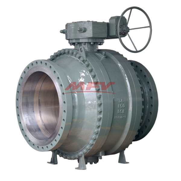 Cast steel fixed ball valve