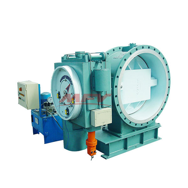 Hydraulic check butterfly valve
