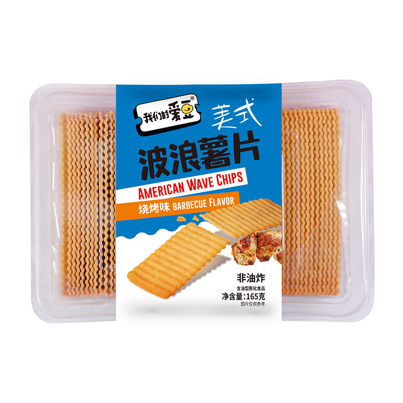 波浪薯片燒烤味165g