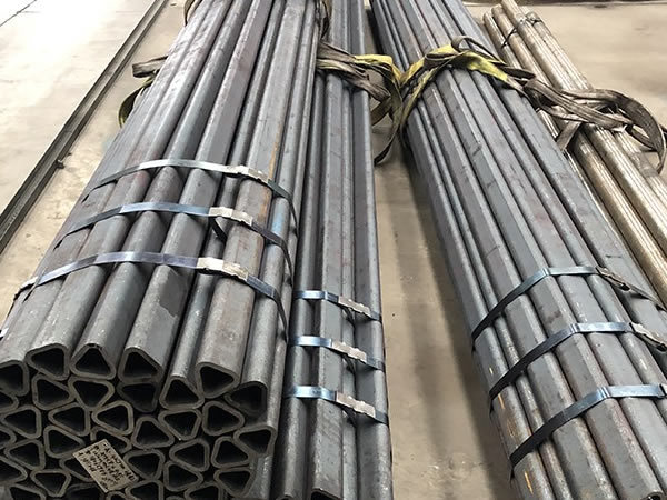 Triangular drill pipe raw materials