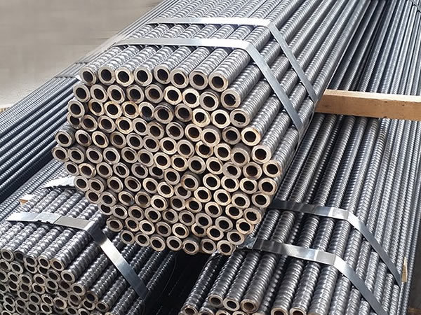 Hollow grouting bolt raw material
