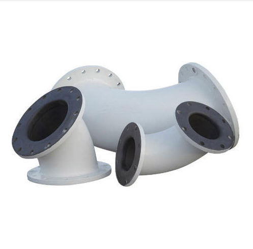 Rubber-lined wear-resistant and impact-resistant pipeline and fittings