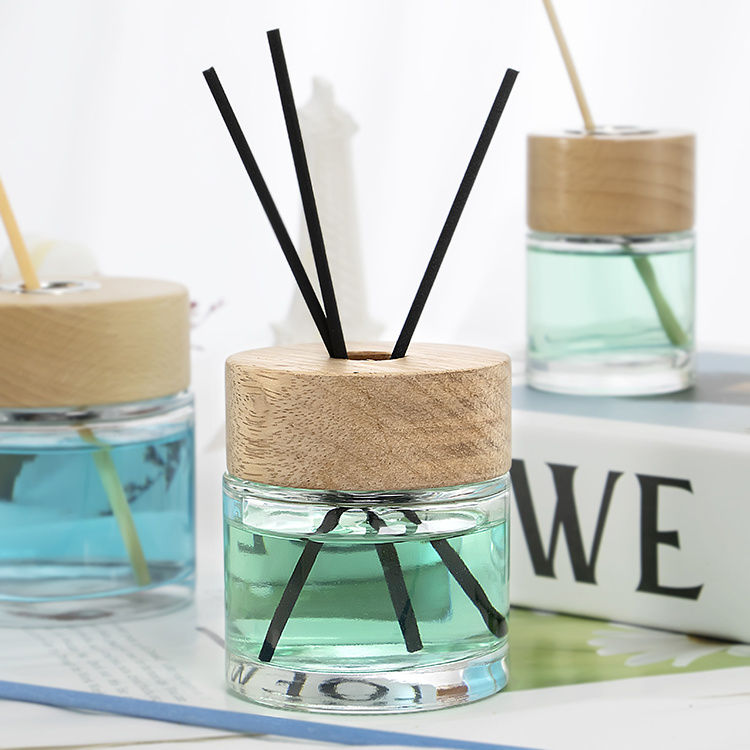 100ml round reed diffuser aroma glass bottle