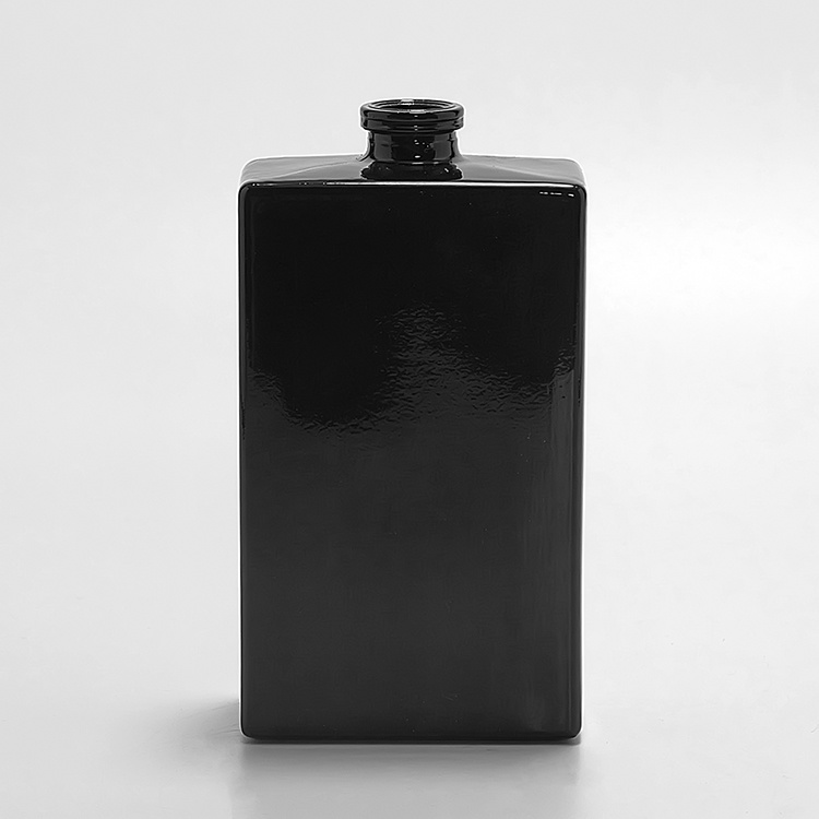 50ml crimp neck square shape perfume glass bottle JRP074