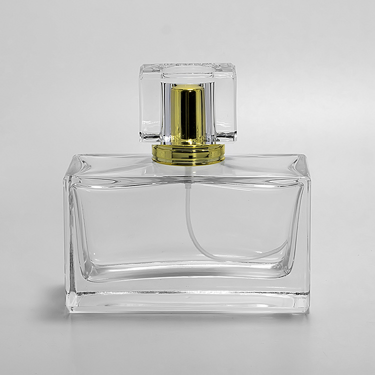 100ml crimp neck 15mm glass perfume bottle with sprayer lid JRP1020