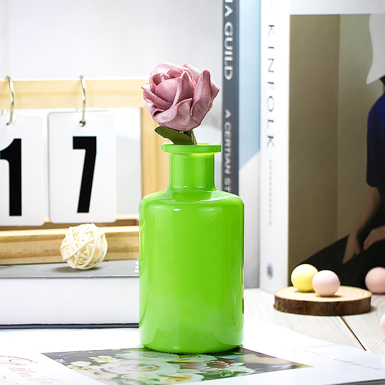 150ml  neck round shape reed aroma diffuser glass bottle JRF643