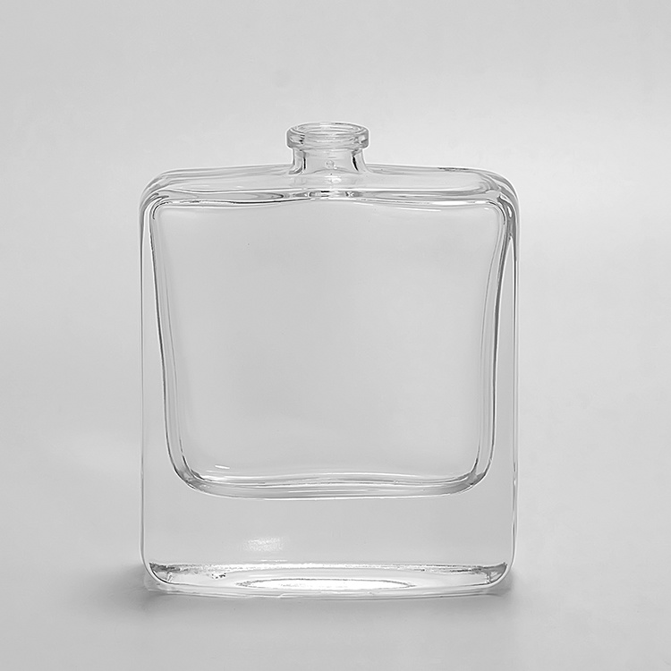30 ml crimp neck 13 mm flat and round shape perfume glass bottle JRP001
