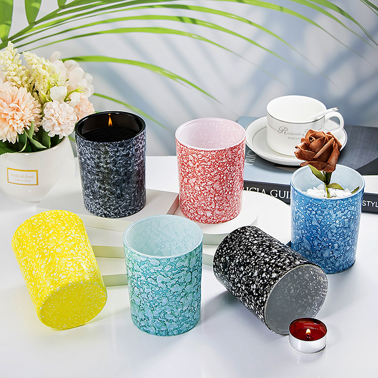 250ml Round glass candle cap D262