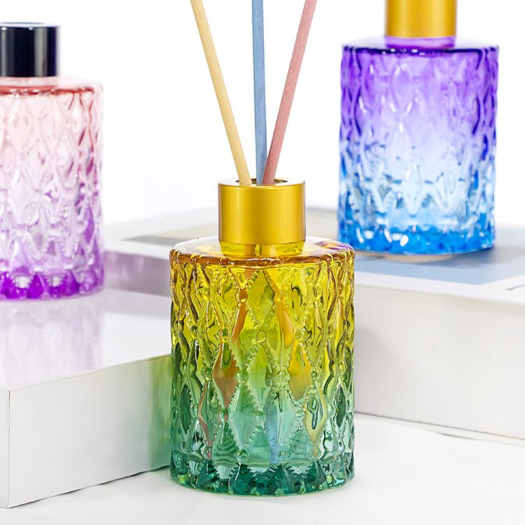 150ml screw neck 28 mm round shape reed diffuser aroma glass bottle