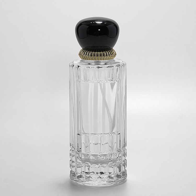 100ml 15卡口竖条多面横窗香水瓶JRP057