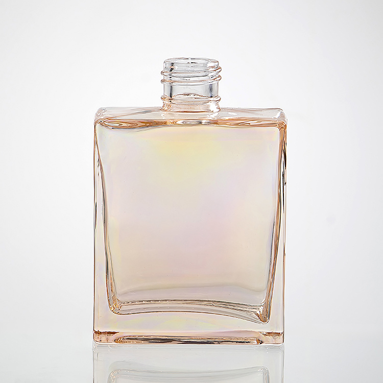 100ml screw neck rectangle shape diffuser glass bottle JRE259