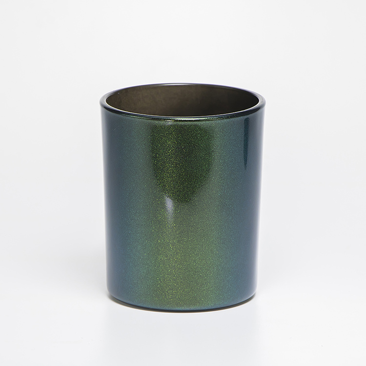 Colored round glass candle cap 508