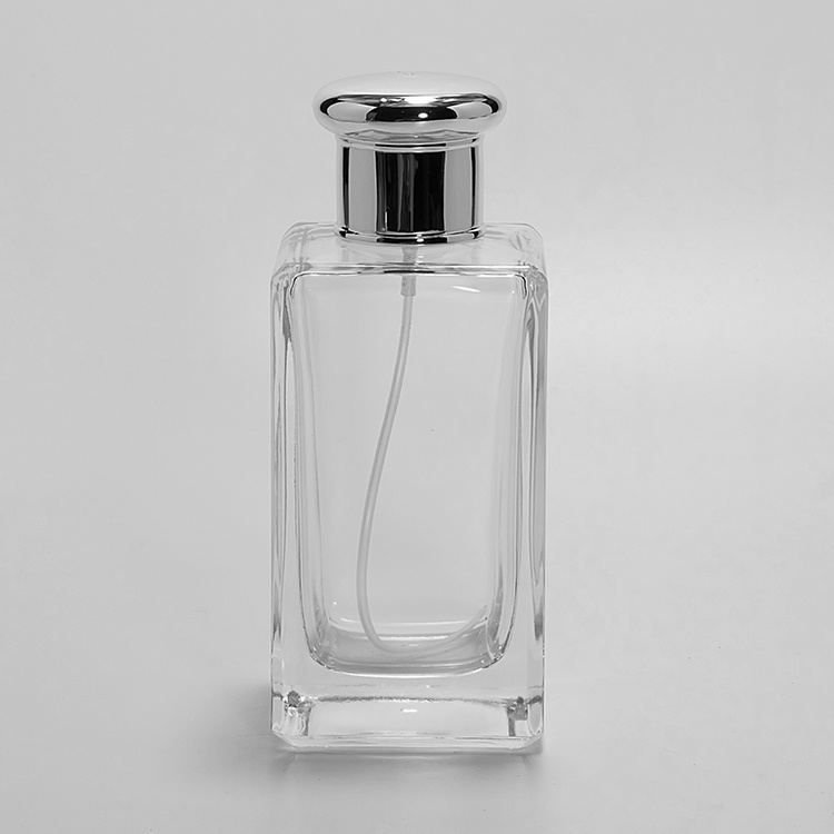 100ml square shape perfume glass bottle JRP088