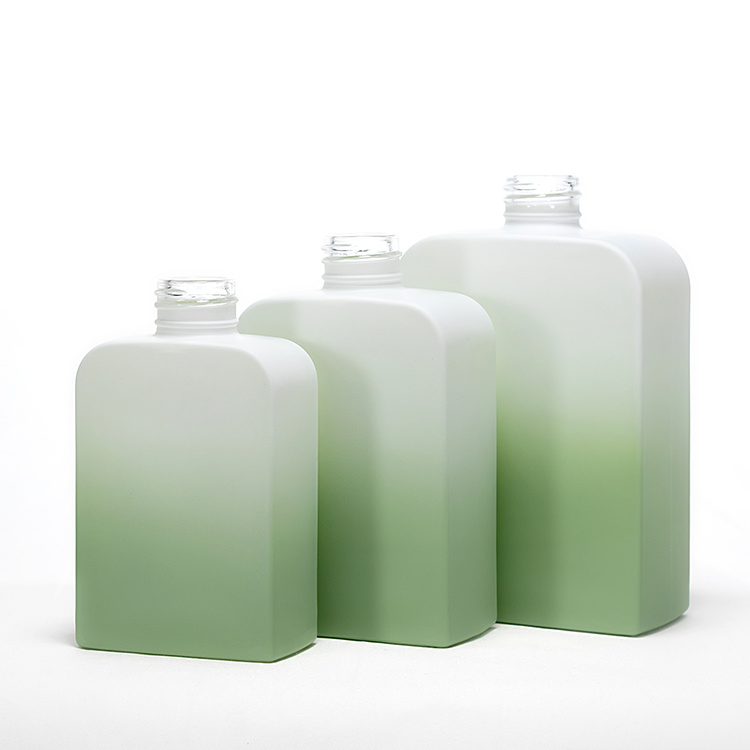350ml screw neck round shoulder flat shape reed diffuser bottle