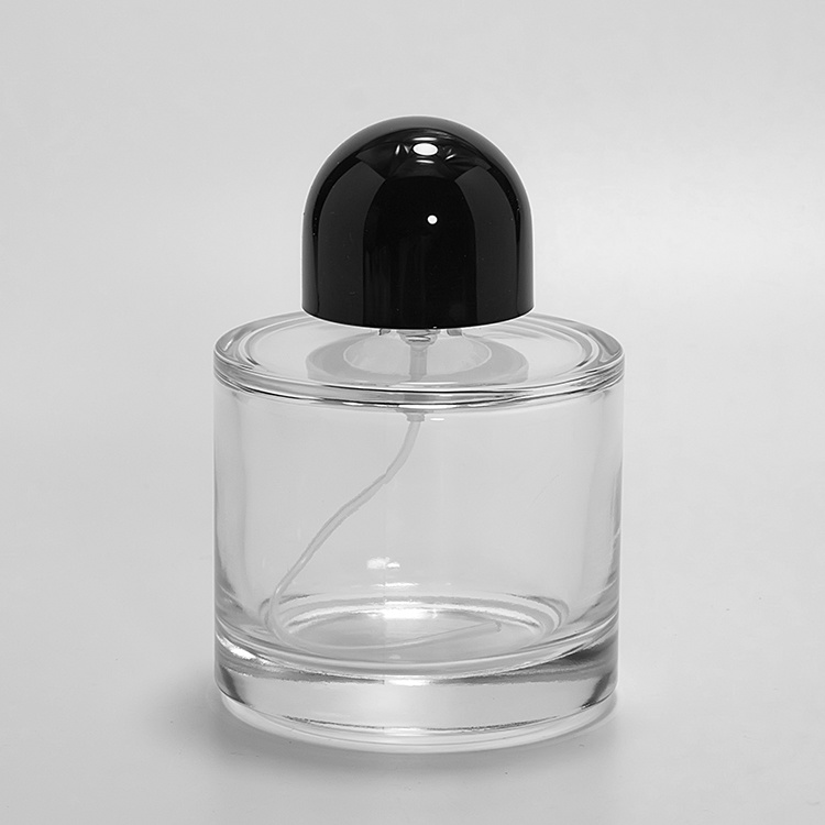 30ml mini round glass bottle perfume bottle with pump sprayer JRP089