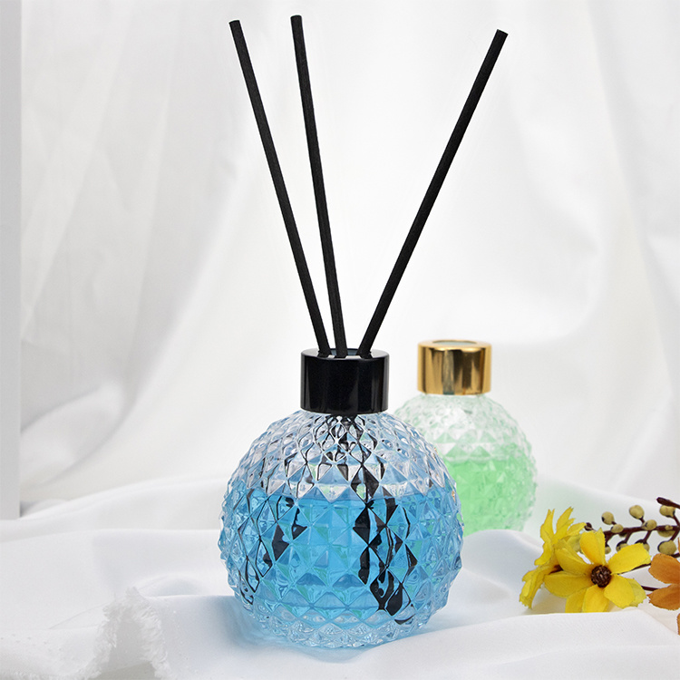120ml aroma reed diffuser glass bottle with lid JRF317