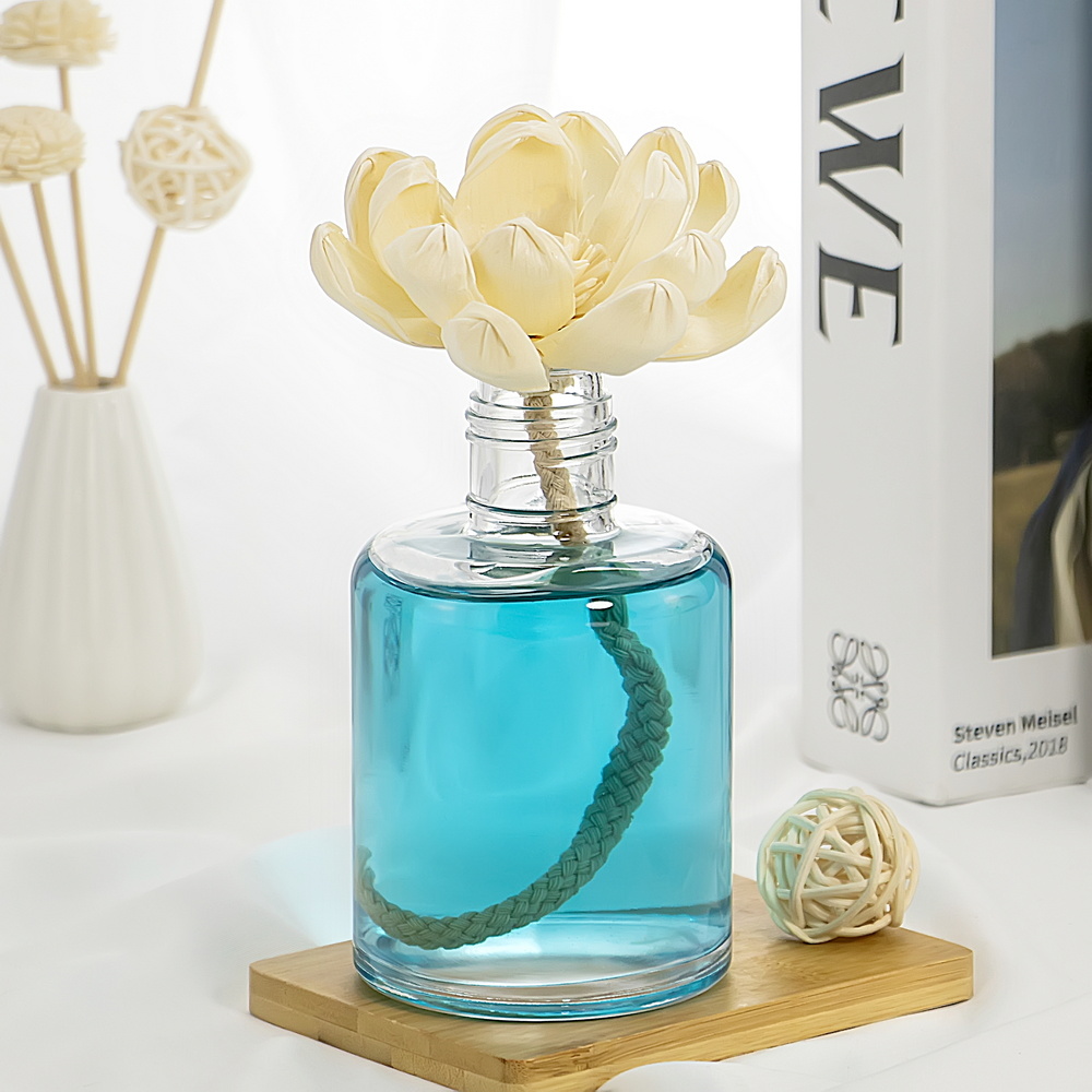 250ML round diffused glass bottle