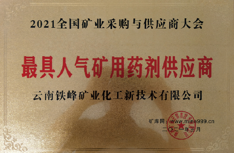最具人气矿用药剂供应商