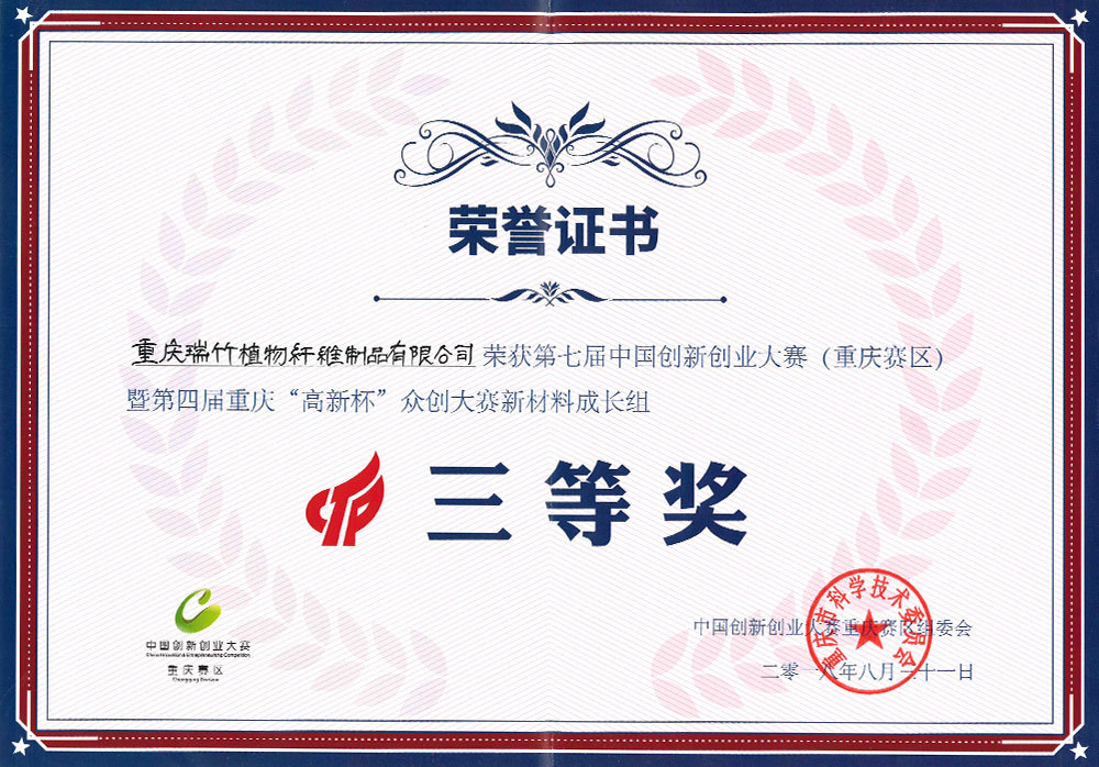 Innovation and Entrepreneurship Competition Chongqing Division Third Prize-Low Resolution