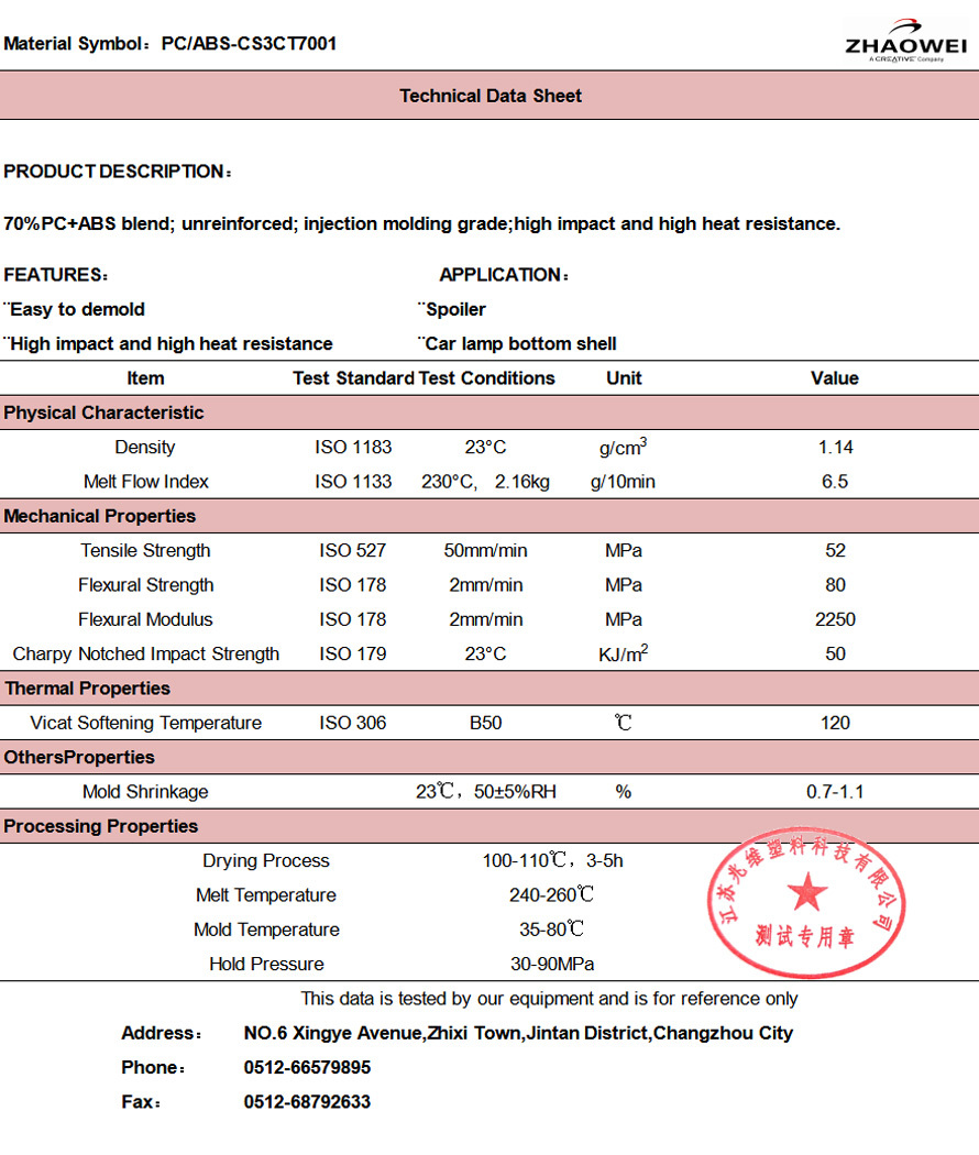 PC/ABS-CS3CT7001