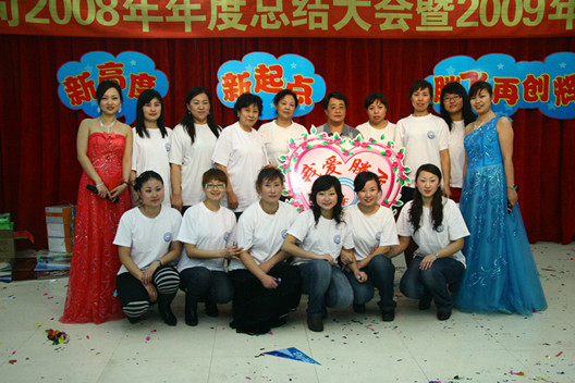 2009年1月16日沈阳腾飞公司2008年总结大会暨2009年新春联欢会