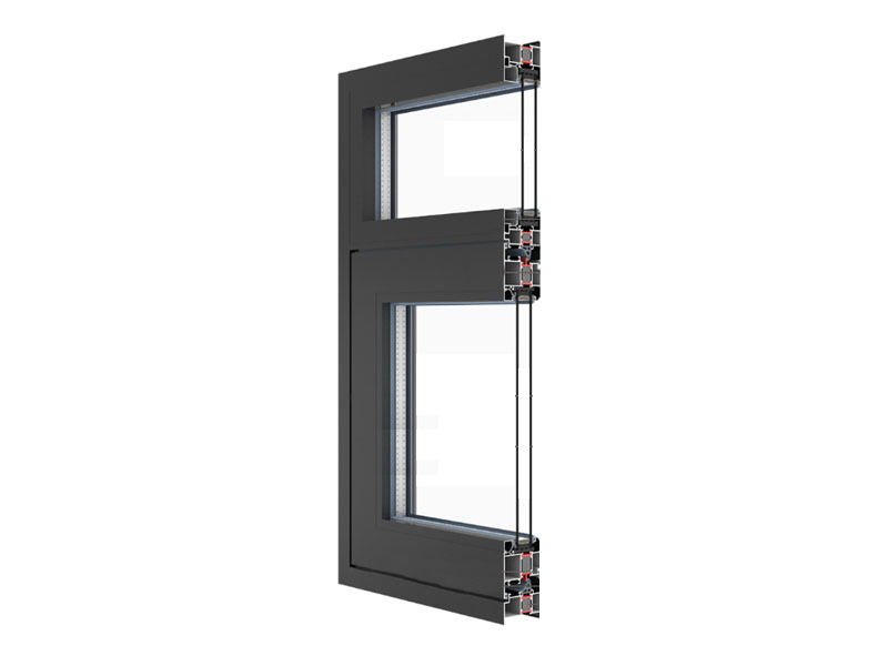 75 Narrow edge inside and outside flush system window