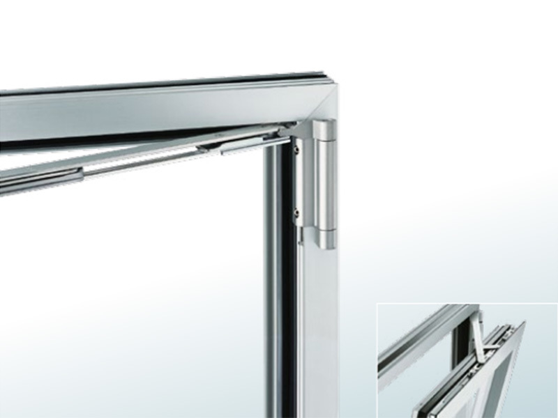 105 series window screen integrated inside and outside casement system window