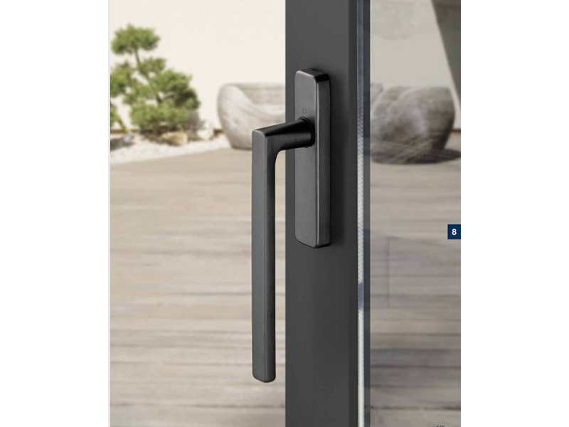 105 series window screen integrated inside and outside casement system window