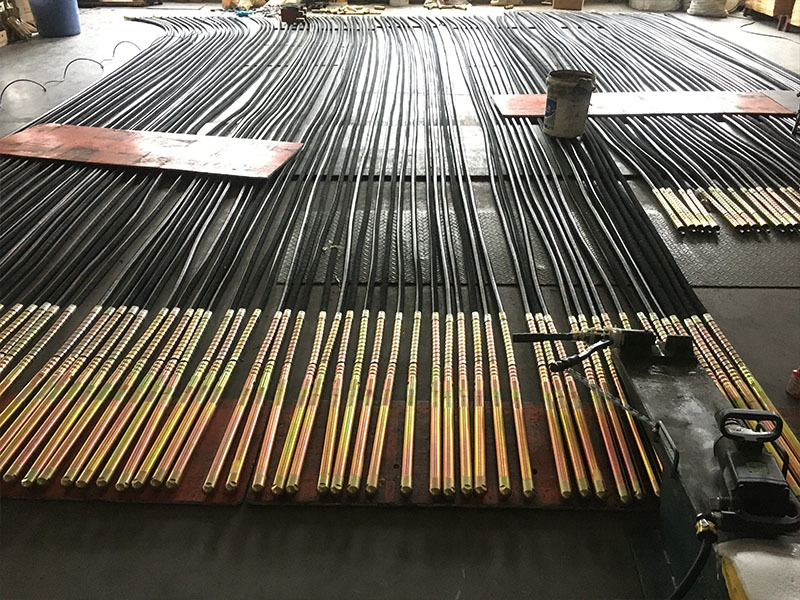 Vibration shaft production