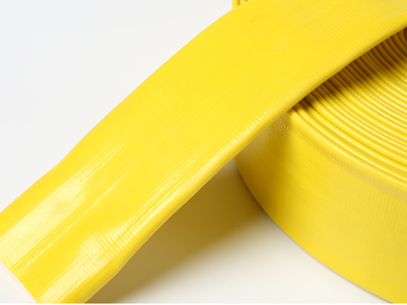 PVC Discharge Hose Yellow