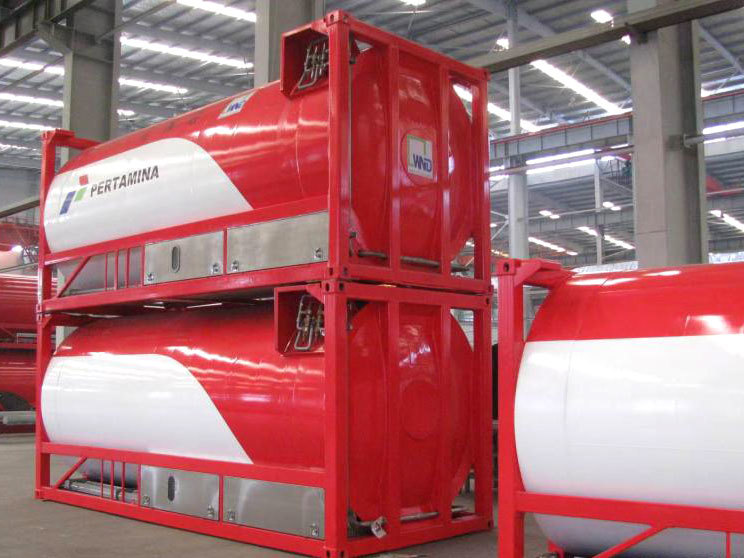 20-foot refrigerated liquefied gas tank container