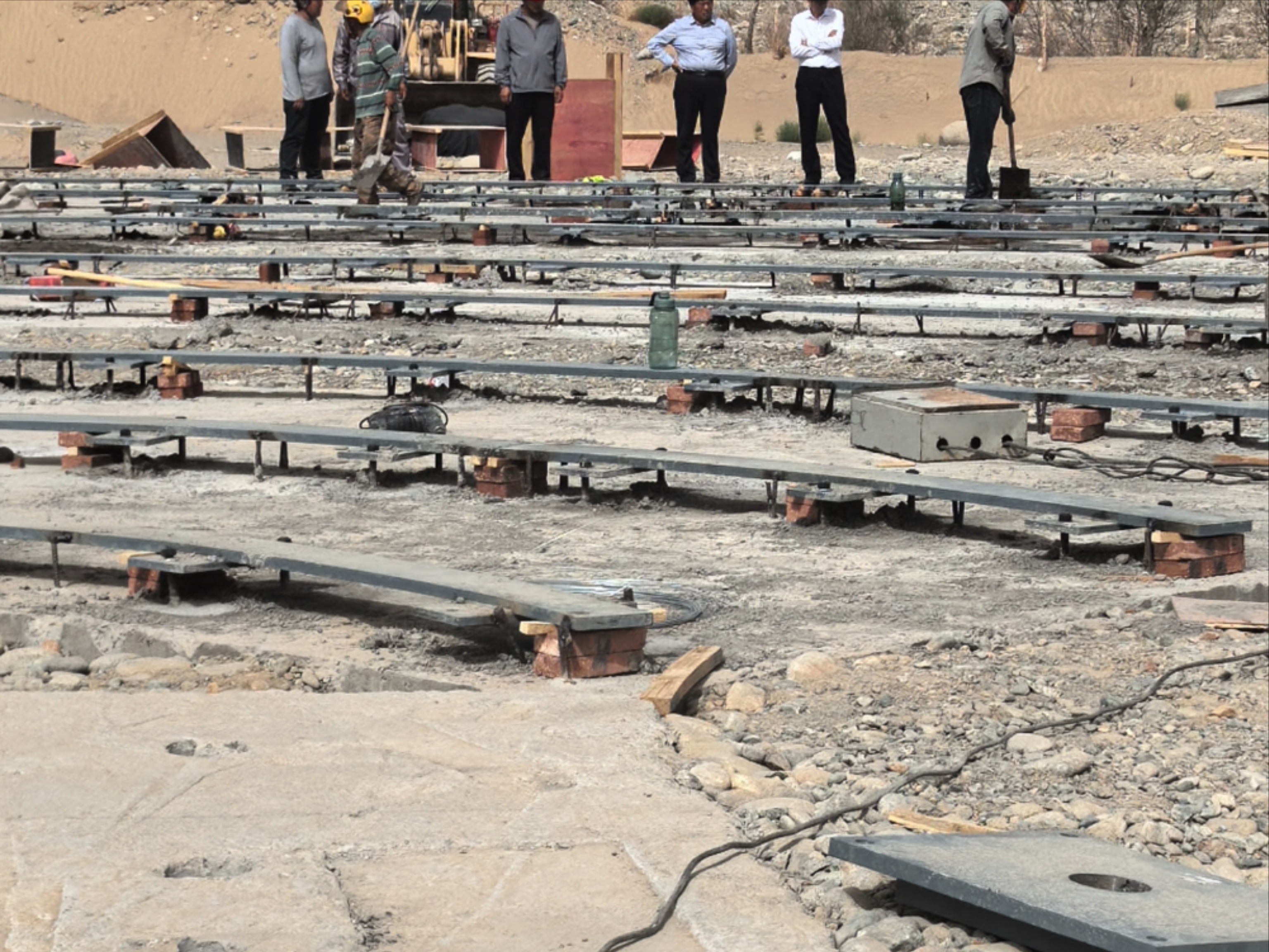 New Construction Site for 4800mm Spiral Welded Pipe Equipment in Xinjiang